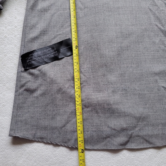 BCBGMaxAzria Houndstooth Plaid Long Shiftdress - Picture 6 of 11